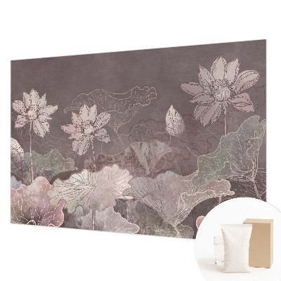 Fotobehang voor de woonkamer Vreedzame plantkunde