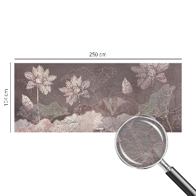 Fotobehang voor de woonkamer Vreedzame plantkunde