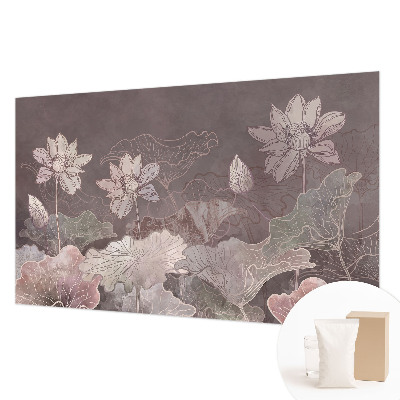 Fotobehang voor de woonkamer Vreedzame plantkunde
