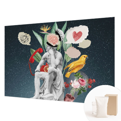 Modern fotobehang voor de woonkamer met surrealistische kunst