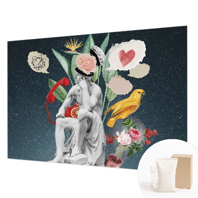 Modern fotobehang voor de woonkamer met surrealistische kunst