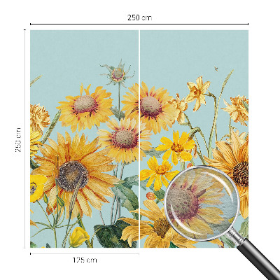Luxe fotobehang met motief van een zomertuin