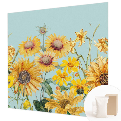 Luxe fotobehang met motief van een zomertuin
