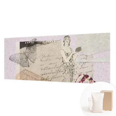 Kwalitatief fotobehang met een nostalgische collage als print