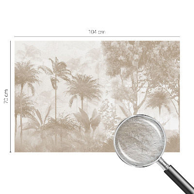 Vlies fotobehang met een tropisch landschap
