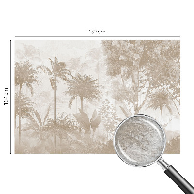 Vlies fotobehang met een tropisch landschap