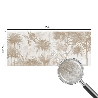 Vlies fotobehang met een tropisch landschap