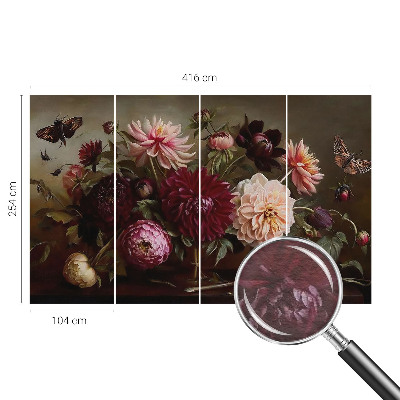 Groot fotobehang Bloemenpracht