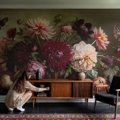 Groot fotobehang Bloemenpracht