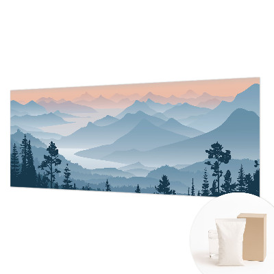 Uniek fotobehang Bergpanorama