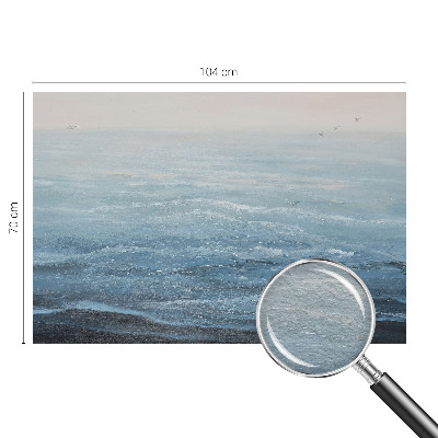 Vliesbehang fotobehang De zee is kalm.