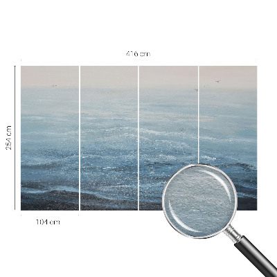 Vliesbehang fotobehang De zee is kalm.