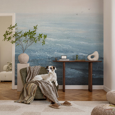 Vliesbehang fotobehang De zee is kalm.