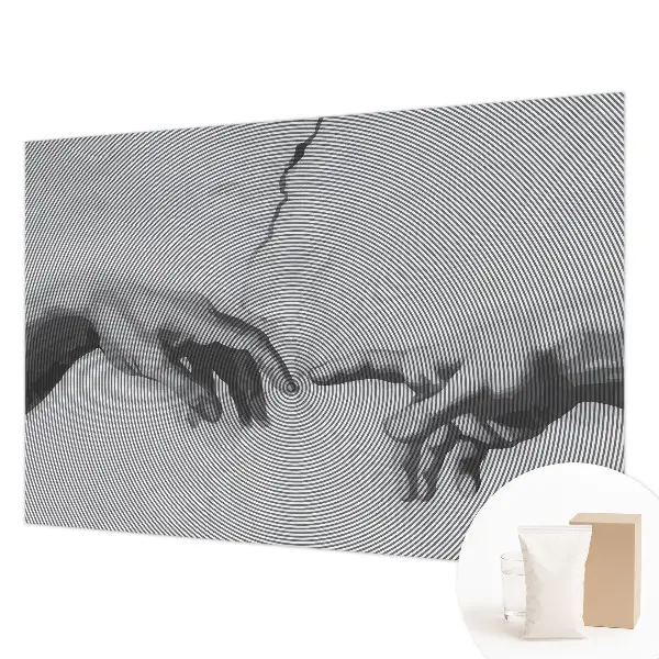Fotobehang vliesbehang met een ontwerp van hypnotische handen