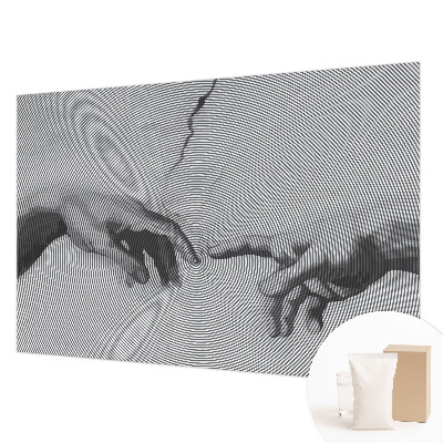 Fotobehang vliesbehang met een ontwerp van hypnotische handen