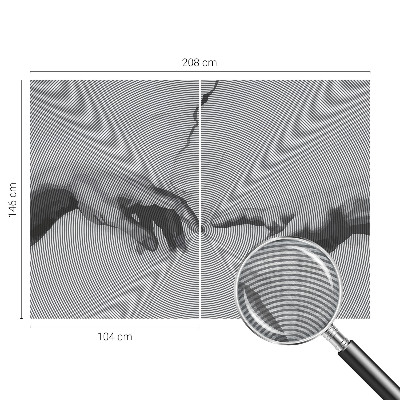 Fotobehang vliesbehang Hypnotische handen