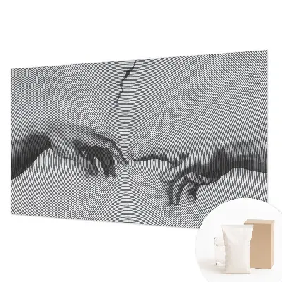 Fotobehang vliesbehang met een ontwerp van hypnotische handen