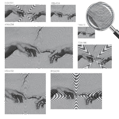 Fotobehang vliesbehang Hypnotische handen