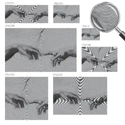 Fotobehang vliesbehang met een ontwerp van hypnotische handen