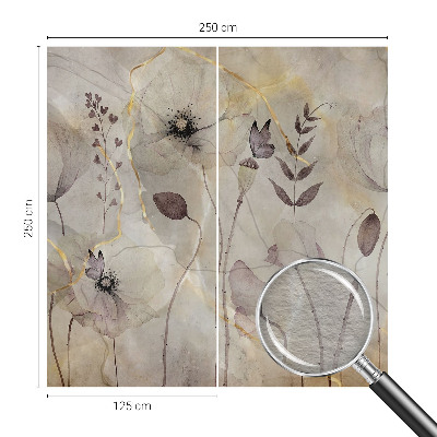 Fotobehang vlies Tere bloemen