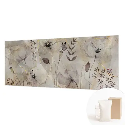 Fotobehang vlies met tere bloemen