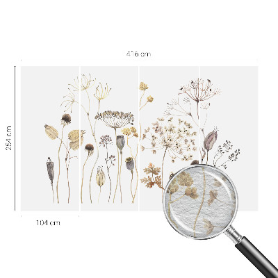 Fotobehang Wilde bloemen