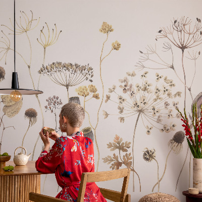 Fotobehang Wilde bloemen