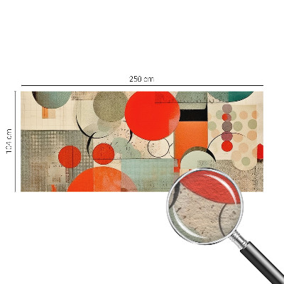Vlies fotobehang op maat Kleurrijke abstractie