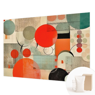 Vlies fotobehang op maat Kleurrijke abstractie