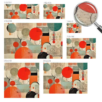Vlies fotobehang op maat Kleurrijke abstractie