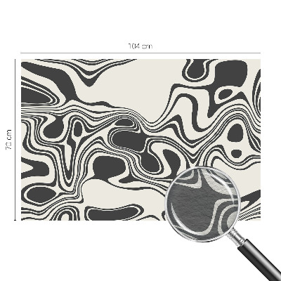 Behang met print Dynamische lijnen