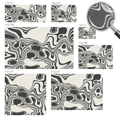 Behang met print Dynamische lijnen