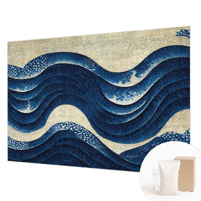 Foto behang op maat Oceanische vormen