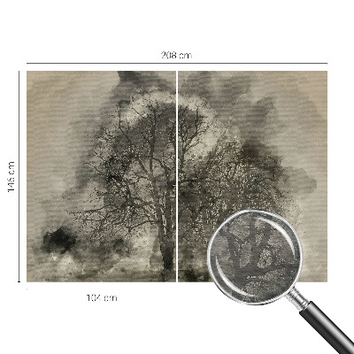Fotobehang naadloos Mysterieuze bomen