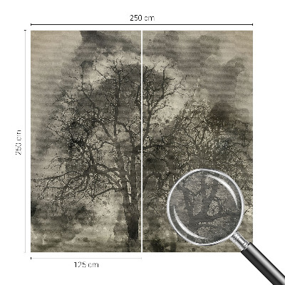 Fotobehang naadloos Mysterieuze bomen
