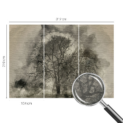 Fotobehang naadloos Mysterieuze bomen