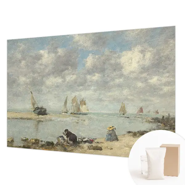 Fotobehang slaapkamer met een zeegezicht