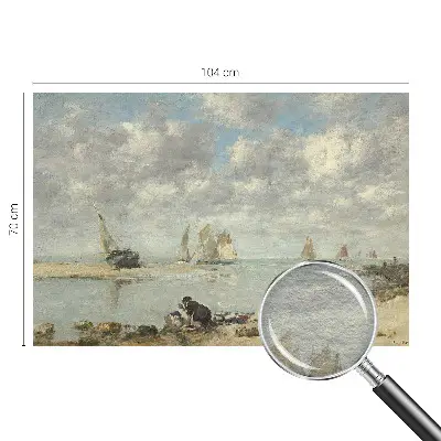 Fotobehang slaapkamer met een zeegezicht