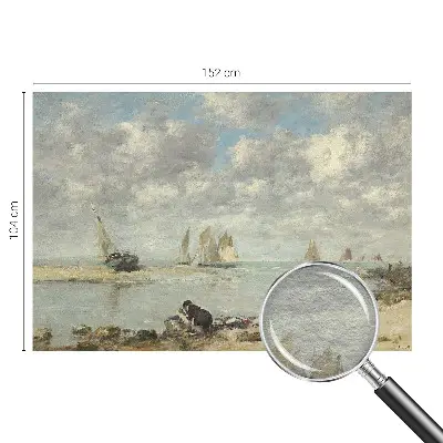 Fotobehang slaapkamer met een zeegezicht