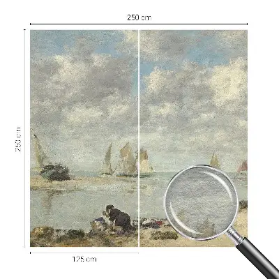 Fotobehang slaapkamer met een zeegezicht