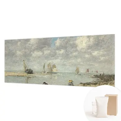 Fotobehang slaapkamer met een zeegezicht