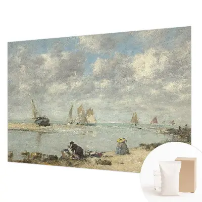 Fotobehang slaapkamer met een zeegezicht