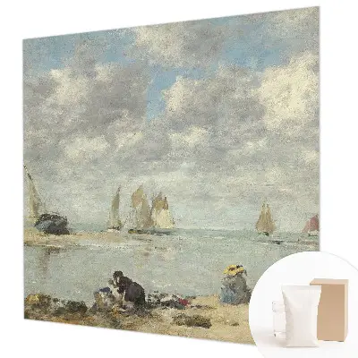 Fotobehang slaapkamer met een zeegezicht