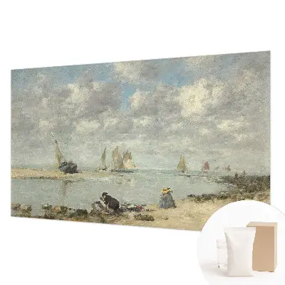 Fotobehang slaapkamer met een zeegezicht