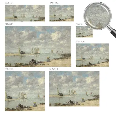 Fotobehang slaapkamer met een zeegezicht