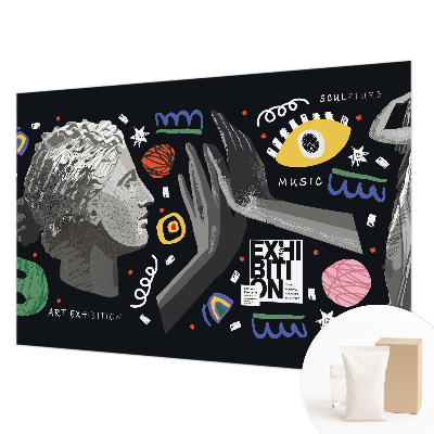 Fotobehang woonkamer Een kleurrijke tentoonstelling