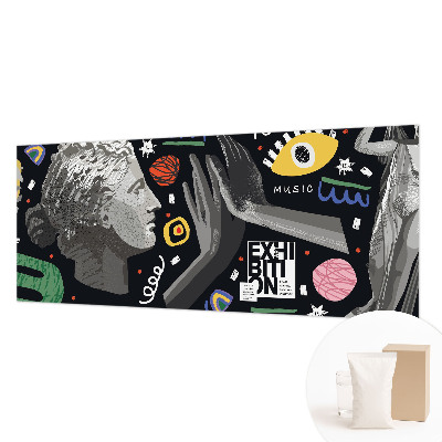 Fotobehang woonkamer Een kleurrijke tentoonstelling