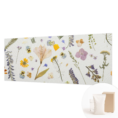 Fotobehang voor de slaapkamer met lentebloemen als motief