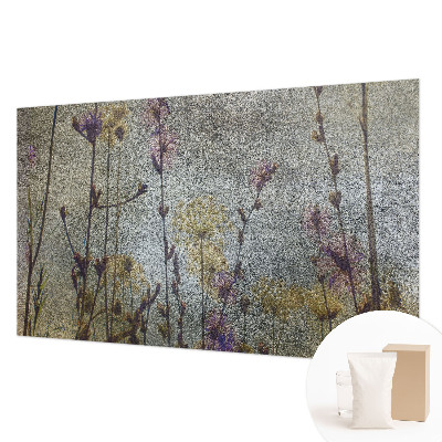 Fotobehang voor slaapkamer Wilde bloemen