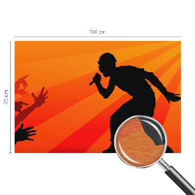 Fotobehang voor de woonkamer Ritmische scène